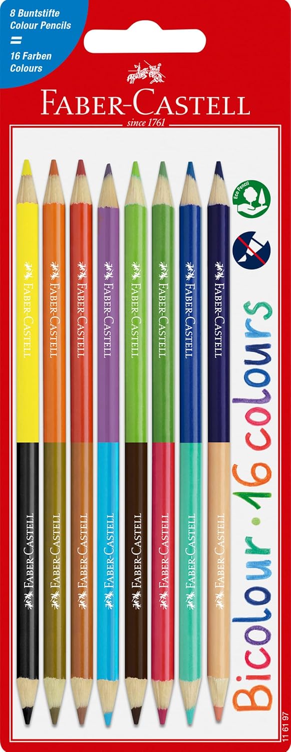 8 Lápices Bicolor Faber-Castell
